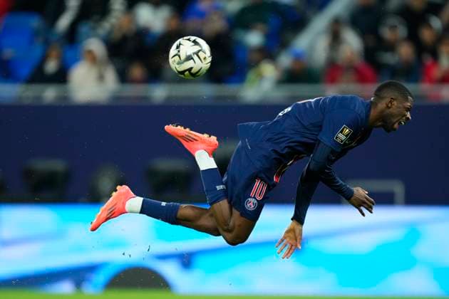 Sport Bilder des Tages Paris Saint-Germain v AS Monaco - TrophÃ e des Champions - Final Ousmane Dembele right winger of PSG and France during the Trophee des Champions match between Paris Saint-Germain and Monaco at Stadium 974 on January 5, 2025 in Doha, Qatar. Doha Qatar  Copyright: xJosexBretonx originalFilename:bretonhernandez-parissai250105_nplTc.jpg