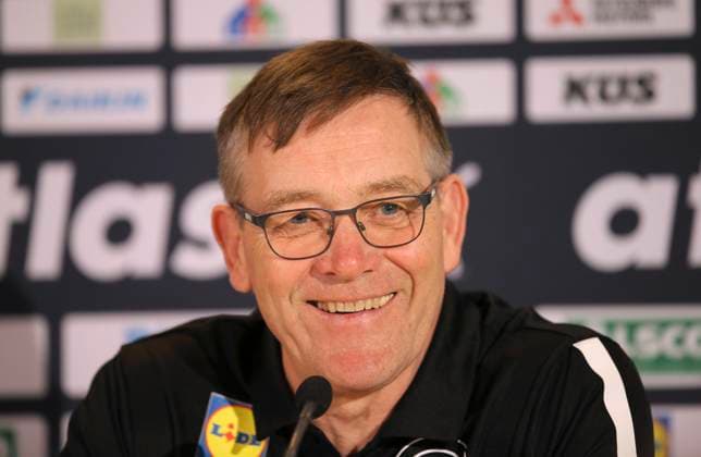 Foto : Bundestrainer Alfred Gislason ( Deutschland ) Handball deutsche Nationalmannschaft, WM Vorbereitung am Sa. 04.01.2025 in Hamburg Pressekonferenz