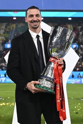 Sport Themen der Woche KW02 Sport Bilder des Tages Db Riad (Arabia Saudita) 06 01 2025 - finale Supercoppa Italiana Inter-Milan foto Daniele Buffa Image nella foto: Zlatan Ibrahimovic 