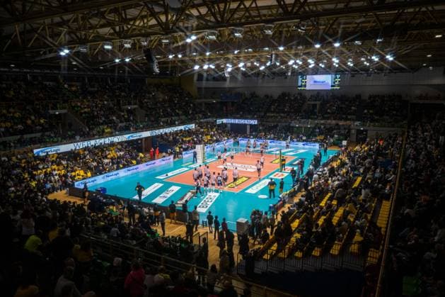 VOLLEY - Superlega Serie A - Valsa Group Modena vs Itas Trentino Pala Panini ( Valsa Group Modena ) during Valsa Group Modena vs Itas Trentino, Volleyball Italian Serie A Men Superleague match in Modena, Italy, January 06 2025 Modena Italy  Copyright: xIPAxSport ABACAx