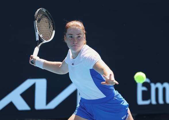 Ella Seidel (GER), Australian Open 2025 Melbourne Park, Melbourne, Victoria, Australia. Copyright: xJuergenxHasenkopfx