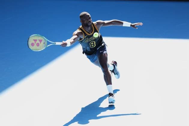 Sport Bilder des Tages Frances Tiafoe of USA hits a forehand during a practice session Australian Open, Tuesday Previews, Tennis, Melbourne Park, Melbourne, Australia - 07 Jan 2025  Copyright: xRachelxBach Shutterstockx 15078714a