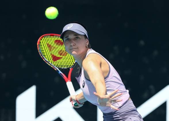 Eva Lys (GER) Australian Open 2025 Melbourne Park, Melbourne, Victoria, Australia. Copyright: xJuergenxHasenkopfx