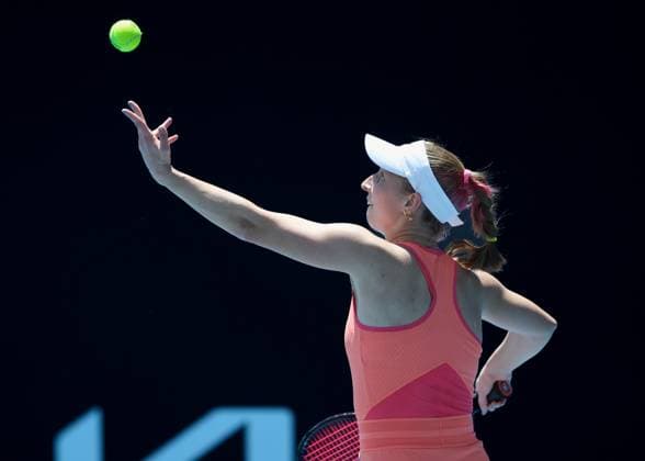Tamara Korpatsch (GER), Australian Open 2025 Melbourne Park, Melbourne, Victoria, Australia. Copyright: xJuergenxHasenkopfx