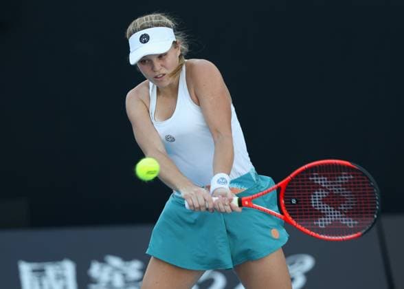 Veronika Erjavec (SLO), Australian Open 2025 Melbourne Park, Melbourne, Victoria, Australia. Copyright: xJuergenxHasenkopfx