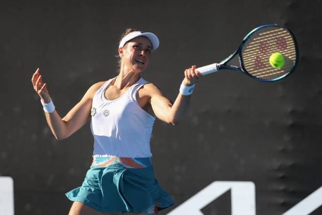 Marie Benoit (BEL), Australian Open 2025 Melbourne Park, Melbourne, Victoria, Australia. Copyright: xJuergenxHasenkopfx