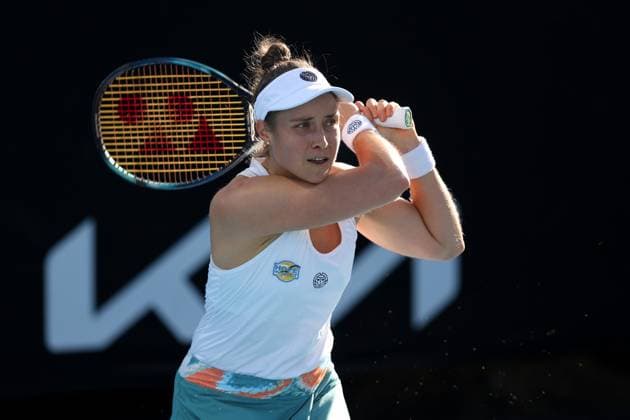 Marie Benoit (BEL), Australian Open 2025 Melbourne Park, Melbourne, Victoria, Australia. Copyright: xJuergenxHasenkopfx