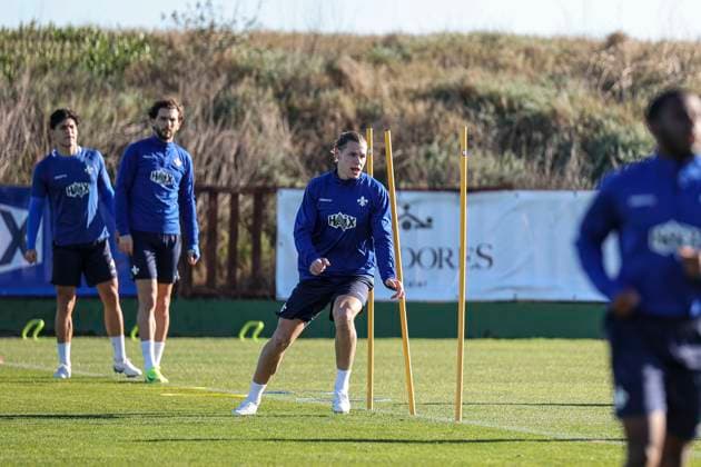 Luca-Fynn Lakenmacher beim Trainingslager SV Darmstadt 98 - in Valencia, El Saler am 07.01.25 in El Saler, Valencia xamx Foto: Alfio Marino
