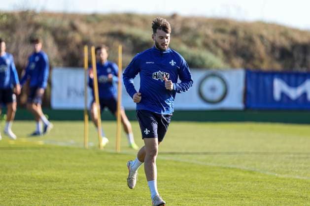 Killian Corredo beim Trainingslager SV Darmstadt 98 - in Valencia, El Saler am 07.01.25 in El Saler, Valencia xamx Foto: Alfio Marino