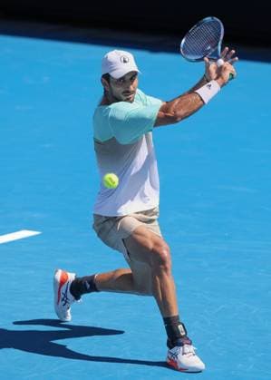 Hady Habib (LBN), Australian Open 2025 Melbourne Park, Melbourne, Victoria, Australia. Copyright: xJuergenxHasenkopfx