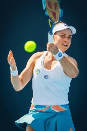 Belgian Marie Benoit pictured during a women s qualifying singles second round game between Belgian Marie Benoit and Polish Maja Chwalinska, at the Australian Open Grand Slam tennis tournament, Wednesday 08 January 2025 in Melbourne Park, Melbourne, Australia. The 2025 edition of the Australian Grand Slam takes place from January 12th to January 26th. Benoit lost her second game 1-6, 6-3, 1-6. PATRICKxHAMILTON  x109918409x