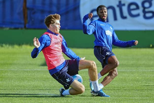 Fussball - 2. BL - Trainingslager SV Darmstadt 98 - El Saler - Tag 4 - 07.01.25, ????, Merveille Papela, -