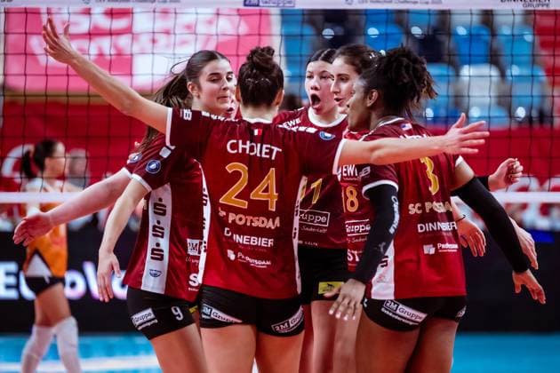 CEV Challenge Cup SC Potsdam - C.S.M. Targoviste; 08.01.2025 CEV Challenge Cup SC Potsdam - C.S.M. Targoviste Copyright: xBEAUTIFULxSPORTS NicolxMarschallx