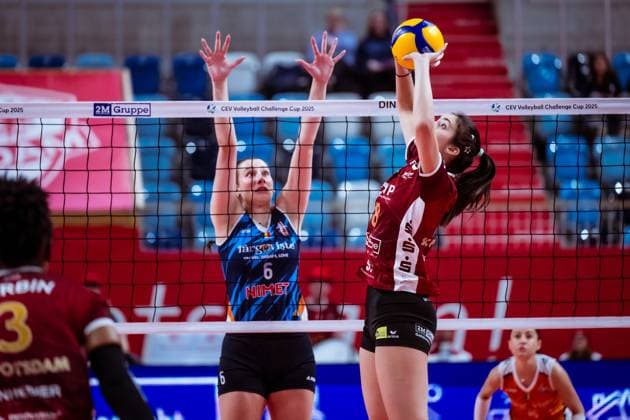 CEV Challenge Cup SC Potsdam - C.S.M. Targoviste; 08.01.2025 CEV Challenge Cup SC Potsdam - C.S.M. Targoviste Copyright: xBEAUTIFULxSPORTS NicolxMarschallx
