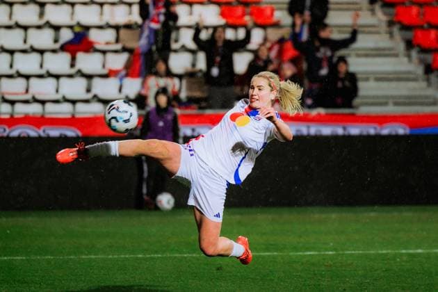 Sport Themen der Woche KW02 Sport Bilder des Tages Lindsey Horan (26 Olympique Lyonnais) in action during the Arkema PL game between Olympique Lyonnais and Dijon FCO at OL Training Center in Lyon, France. (Pauline FIGUET SPP)  Copyright: xPaulinexFIGUETx xSPPx spp-en-PaFiSp-PF_OLDFCO2107