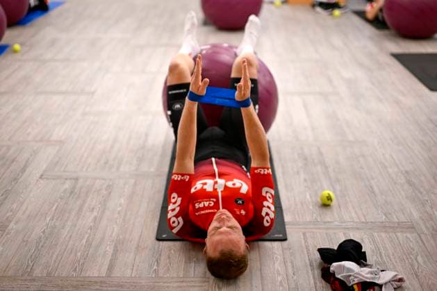 Lottto Cycling Team 2025 Training DENIA, SPAIN - JANUARY 09 : Taminiaux Lionel (BEL) of Lotto pictured during a Lotto Cycling Team 2025 team training session at the Marriott Golf Hotel on January 09, 2025 in Denia, Spain, 09 01 2025 Denia Spain  Copyright: xNicoxVereeckenx