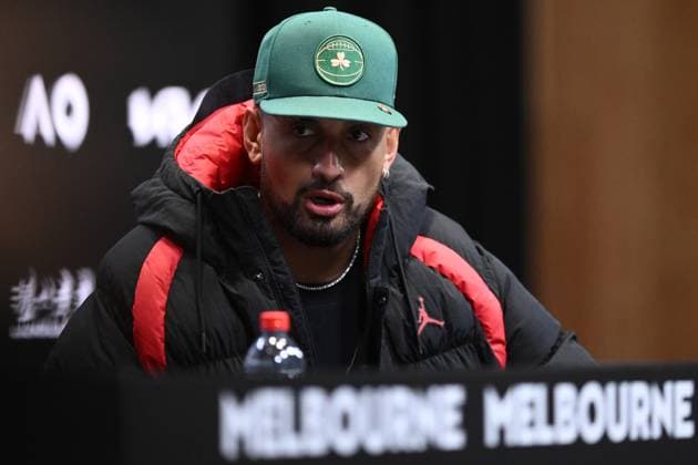 TENNIS AUSTRALIAN OPEN, Nick Kyrgios of Australia during a press conference, PK, Pressekonferenz ahead of the Australian Open at Melbourne Park in Melbourne, Friday, January 10, 2025. ( NO ARCHIVING, EDITORIAL USE ONLY, NO USE IN BOOKS WITHOUT CONSENT Melbourne Victoria Australia  Copyright: xJOELxCARRETTx 20250110131577815308