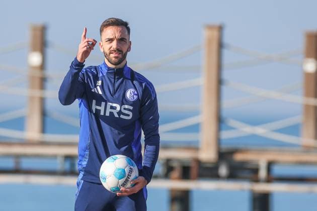 10.01.2025, Fussball, Saison 2024 2025, 2. Liga, Trainingslager FC Schalke 04 in Belek Türkei, Kenan Karaman (FC Schalke 04) Belek Türkei xRHR-FOTO TRx
