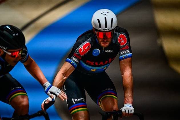 Theo Reinhardt, Roger Kluge Sixdays Bremen 2025 Theo Reinhardt, Roger Kluge 1. Tag Sixdays Bremen 2025. Bremer Sechstagerennen. 10. Januar 2025