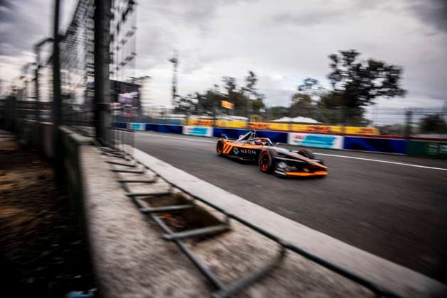 2025 FORMULA E MEXICO CITY ePRIX 08 BIRD Sam (gbr), NEOM McLaren Formula E Team, Nissan e-4ORCE 05, action during the Mexico City ePrix, 2nd round of the 2024-25 ABB FIA Formula E World Championship, WM, Weltmeisterschaft on the Autodromo Hermanos Rodriguez from January 10 to 11, 2025 in Mexico City, Mexico - Mexico CityMexico  Copyright: xAlexisxPerrinx