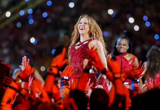 ENTER-MUS-SHAKIRA-GRAMMY-MUSEUM-MI Shakira performs during the Pepsi Super Bowl LIV Halftime Show at Hard Rock Stadium in Miami Gardens, Florida, on Feb. 2, 2020. (Al Diaz Miami Herald TNS) Miami Gardens FL USA EDITORIAL USE ONLY Copyright: xx 70077866W AlxDiazx krtphotoslive925208