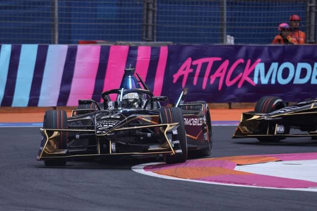 Jean-Eric Vergne (FRA) DS Penske, FIA Formel E Weltmeisterschaft Saison 11, Mexiko City E- Prix, 10.01.2025, Mexiko, 1. freies Training