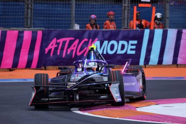 Antonio Felix da Costa (POR) Porsche, FIA Formel E Weltmeisterschaft Saison 11, Mexiko City E- Prix, 10.01.2025, Mexiko, 1. freies Training