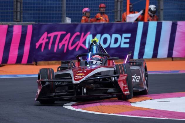 Nyck de Vries (NED) Mahindra, FIA Formel E Weltmeisterschaft Saison 11, Mexiko City E- Prix, 10.01.2025, Mexiko, 1. freies Training