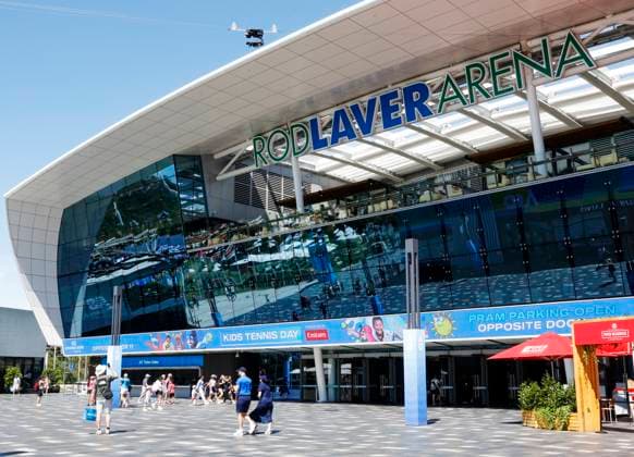 (250111) -- MELBOURNE, Jan. 11, 2025 -- This photo taken on Jan. 11 shows the Rod Laver Arena at Melbourne Park in Melbourne, Australia, Jan. 11, 2025. The main draw of the 2025 Australian Open runs from Jan. 12 to 26. ) (SP)AUSTRALIA-MELBOURNE-AUSTRALIAN OPEN MaxPing 