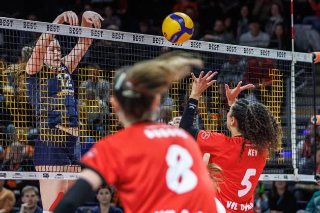 11.01.25, Berlin, Volleyball: 2.Bundesliga, Frauen, 12.Spieltag, BBSC Berlin - VFL Oythe in der Max-Schmelling-Halle. BBSC Berlin - VFL Oythe
