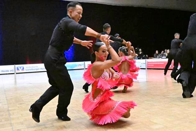 GER; Tanzen, 1. Bundesliga der Lateinformationen 11.01.2025, GER; Tanzen, 1. Bundesliga der Lateinformationen,, Vorrunde, im Bild TSC Residenz Ludwigsburg A mit dem Thema Power of Music