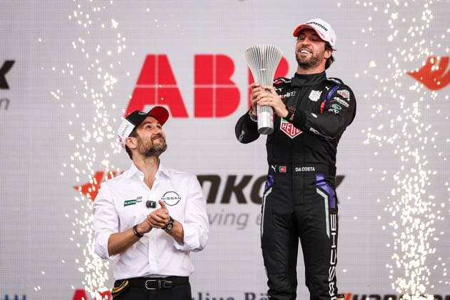 Bilder des Jahres 2025, Sport 01 Januar Sport Themen der Woche KW02 Sport Bilder des Tages 2025 FORMULA E MEXICO CITY ePRIX DA COSTA Antonio Felix (prt), TAG Heuer Porsche Formula E Team, Porsche 99X Electric, portrait podium, portrait during the Mexico City ePrix, 2nd round of the 2024-25 ABB FIA Formula E World Championship, WM, Weltmeisterschaft on the Autodromo Hermanos Rodriguez from January 10 to 11, 2025 in Mexico City, Mexico - Mexico CityMexico  Copyright: xEricxAlonsox