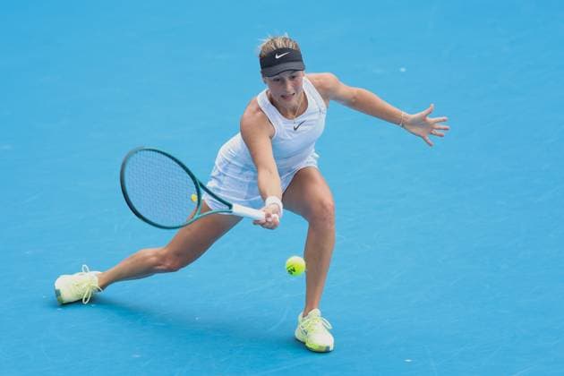 Tatjana Maria, Australian Open 2024, Melbourne Park, Melbourne, Victoria, Australia. Copyright: xJuergenxHasenkopfx