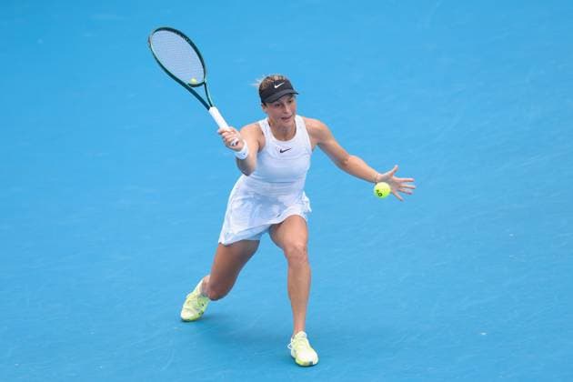 Tatjana Maria, Australian Open 2024, Melbourne Park, Melbourne, Victoria, Australia. Copyright: xJuergenxHasenkopfx