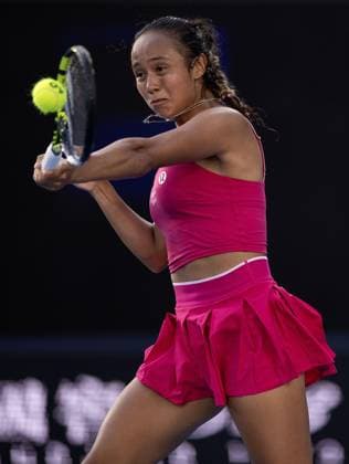 Leyla Fernandez of Canada in action Australian Open, Day One, Tennis, Melbourne Park, Melbourne, Australia - 12 Jan 2025  Copyright: xEllaxLing Shutterstockx 15095108o