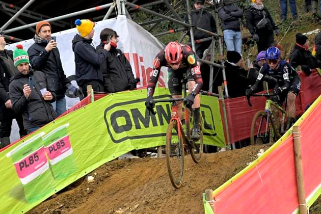 Belgian championship Cyclocross Zolder - day 2 ZOLDER, BELGIUM - JANUARY 12 : Corsus Yordi and Van Den Boer Seppe during the men U23 Race of the 2025 Belgian Championships cyclocross in Zolder, Belgium, 12 01 2025 Zolder Belgium  Copyright: xSesx
