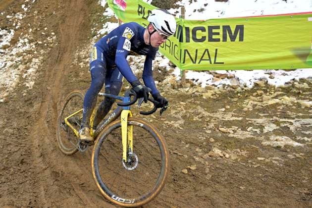 Belgian championship Cyclocross Zolder - day 2 ZOLDER, BELGIUM - JANUARY 12 : Marchand Robbe during the men U23 Race of the 2025 Belgian Championships cyclocross in Zolder, Belgium, 12 01 2025 Zolder Belgium  Copyright: xSesx