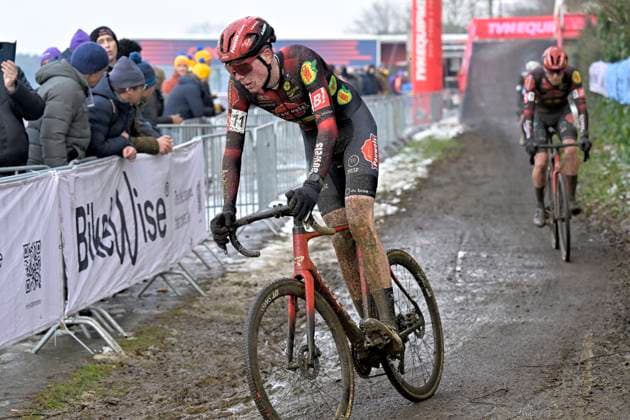 Belgian championship Cyclocross Zolder - day 2 ZOLDER, BELGIUM - JANUARY 12 : De Brauwere Sil during the men U23 Race of the 2025 Belgian Championships cyclocross in Zolder, Belgium, 12 01 2025 Zolder Belgium  Copyright: xSesx