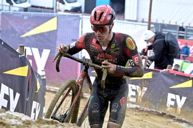 Belgian championship Cyclocross Zolder - day 2 ZOLDER, BELGIUM - JANUARY 12 : De Bruyckere Kay during the men U23 Race of the 2025 Belgian Championships cyclocross in Zolder, Belgium, 12 01 2025 Zolder Belgium  Copyright: xSesx