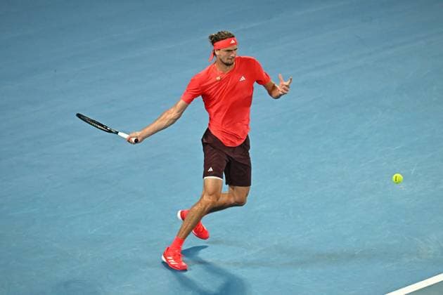 Day 1 - Australian Open 2025 - Melbourne Alexander Zverev (GER) during his first round match at the 2025 Australian Open at Melbourne Park in Melbourne, AUSTRALIA, on January 12, 2025. Photo by Corinne Dubreuil ABACAPRESS.COM Melbourne VIC Australia  Copyright: xDubreuilxCorinne ABACAx