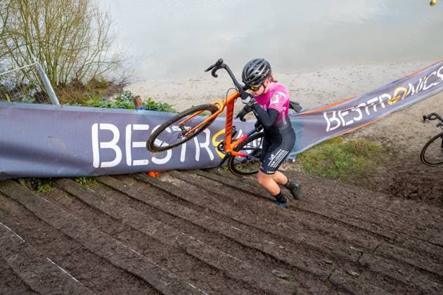 NK Cyclocross Oisterwijk Vrouwen Oisterwijk (NED), CYCLOCROSS, JANUARY 12 Anna Linde van Dorp Gefotografeerd tijdens het Nederlands Kampioenschap veldrijden in Oisterwijk Content not available for redistribution in The Netherlands directly or indirectly through any third parties. Copyright: xSportfotoxPhotoagencyx