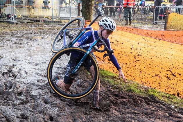 NK Cyclocross Oisterwijk Vrouwen Oisterwijk (NED), CYCLOCROSS, JANUARY 12 Puck Langenbarg Gefotografeerd tijdens het Nederlands Kampioenschap veldrijden in Oisterwijk Content not available for redistribution in The Netherlands directly or indirectly through any third parties. Copyright: xSportfotoxPhotoagencyx