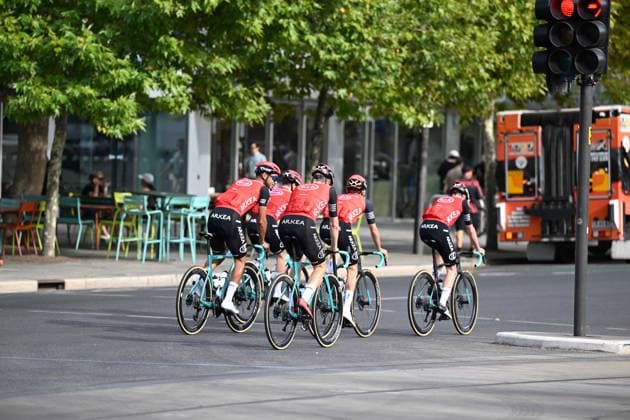 13-01-2025 Allenamento Tour Down Under 2025; 2025, Arkea - Beb Hotel; Adelaide; 