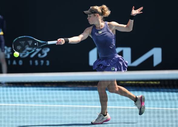 Laura Siegemund (GER), Australian Open 2024, Melbourne Park, Melbourne, Victoria, Australia. Copyright: xJuergenxHasenkopfx