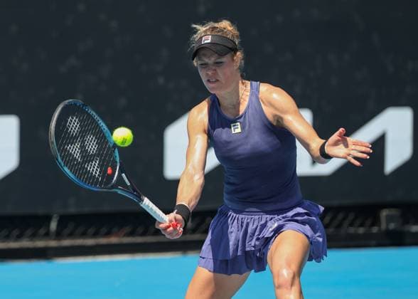 Laura Siegemund (GER), Australian Open 2024, Melbourne Park, Melbourne, Victoria, Australia. Copyright: xJuergenxHasenkopfx