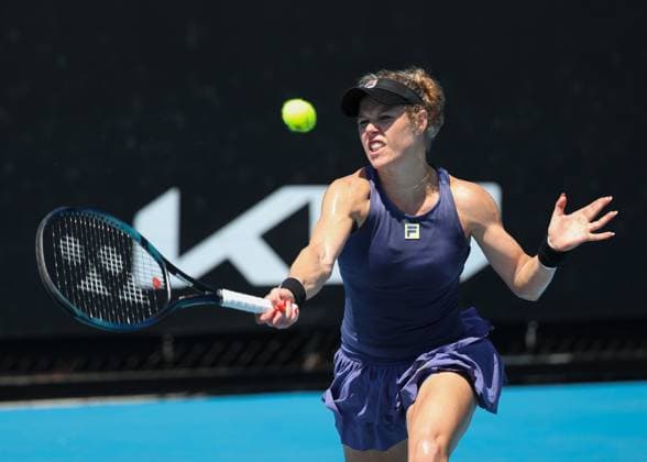 Laura Siegemund (GER), Australian Open 2024, Melbourne Park, Melbourne, Victoria, Australia. Copyright: xJuergenxHasenkopfx