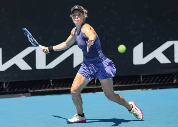 Laura Siegemund (GER), Australian Open 2024, Melbourne Park, Melbourne, Victoria, Australia. Copyright: xJuergenxHasenkopfx