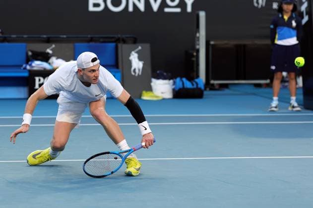 Jack Draper during his first round match Australian Open, Day Two, Tennis, Melbourne Park, Melbourne, Australia - 13 Jan 2025  Copyright: xRachelxBach Shutterstockx 15098220by