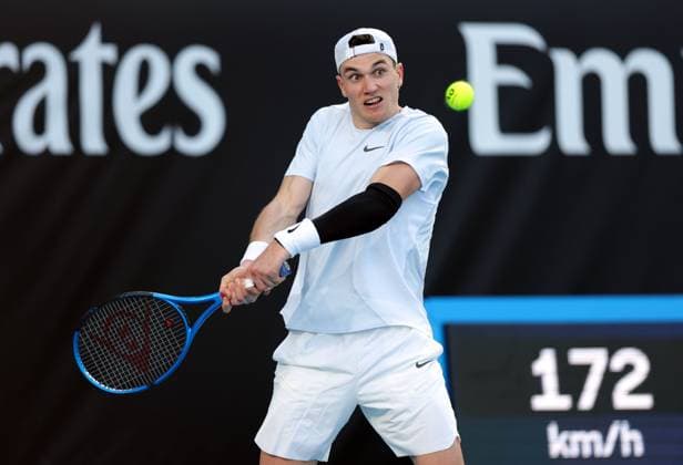 Jack Draper during his first round match Australian Open, Day Two, Tennis, Melbourne Park, Melbourne, Australia - 13 Jan 2025  Copyright: xRachelxBach Shutterstockx 15098220cb