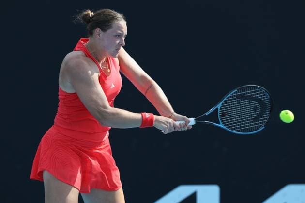 Jule Niemeier (GER), Australian Open 2024, Melbourne Park, Melbourne, Victoria, Australia. Copyright: xJuergenxHasenkopfx
